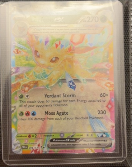 2016 Pokémon TCG Prismatic Evolutions #006 Leafeon EX — front