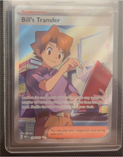2023 Pokémon Scarlet & Violet 151 #194 Bill's Transfer — front