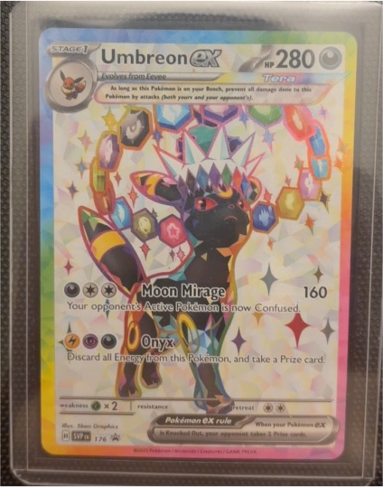 2023 Pokémon SV Black Star Promos #176 Umbreon ex — front