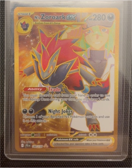 2022 Pokémon SV09: Journey Together #189 N's Zoroark ex — front