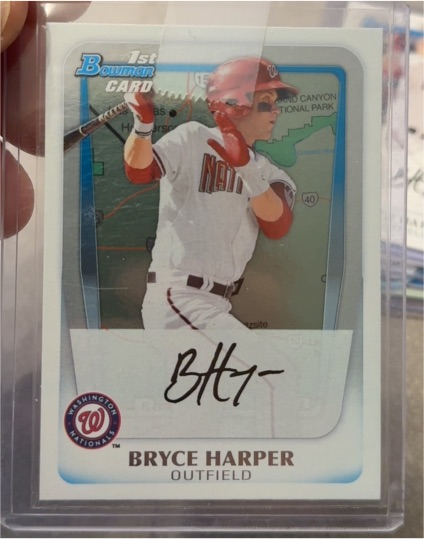 2011 Bowman Prospects International #BP1 Bryce Harper — front
