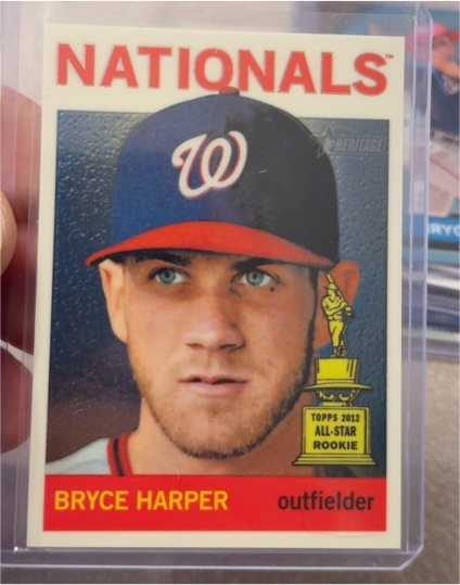 2013 Topps Heritage #440 Bryce Harper — front