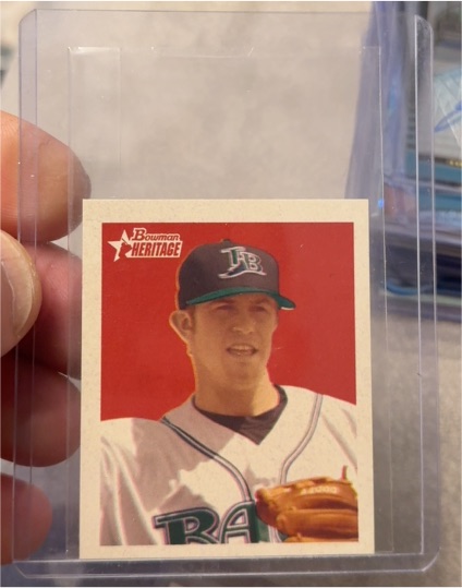 2006 Bowman Heritage Mini #BHP76 Evan Longoria — front