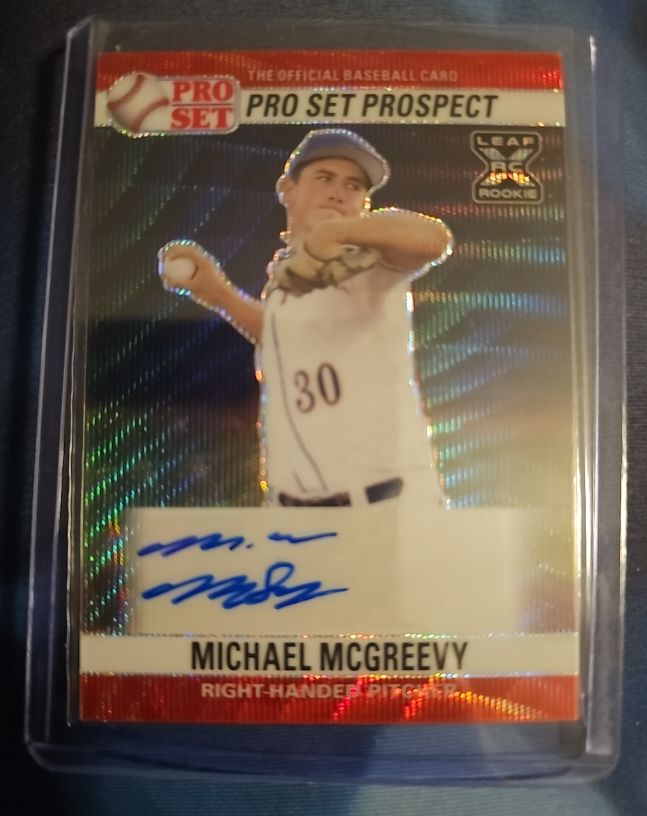 2021 Leaf Pro Set Metal #PS0-MM4 Michael McGreevy — front