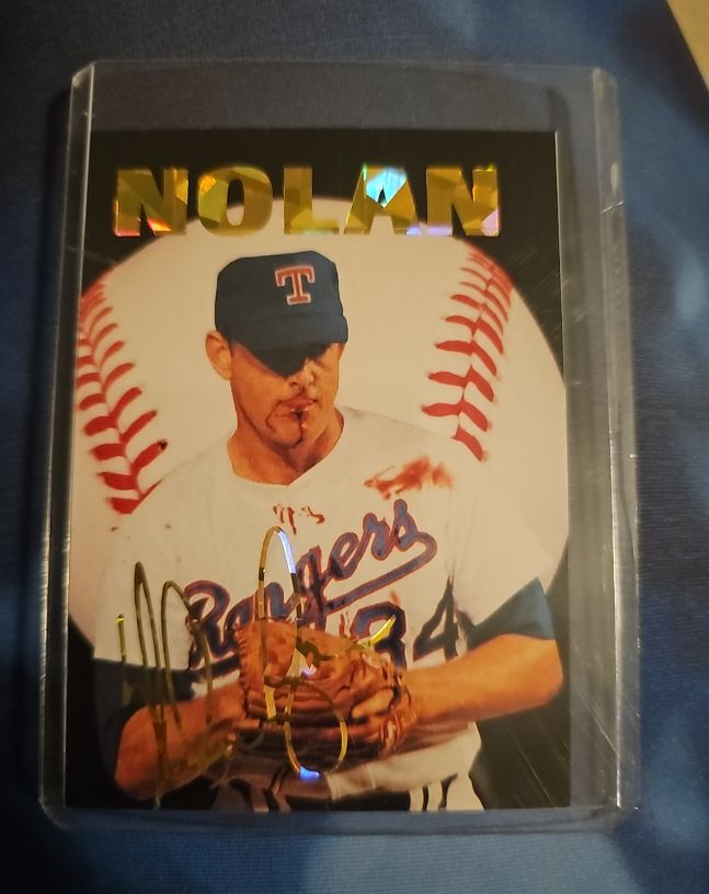 1993-94 Sports Stars Nolan Ryan Bleeding from Bo Jackson Hit Rangers — front