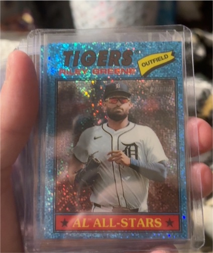 2026 Topps Heritage #152 Riley Greene — front