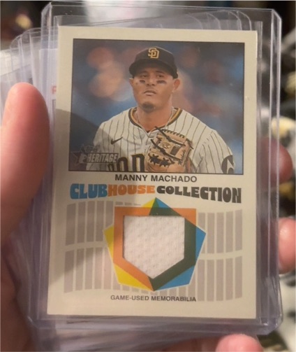 2026 Topps Heritage Clubhouse Collection #CCR-MM Manny Machado — front