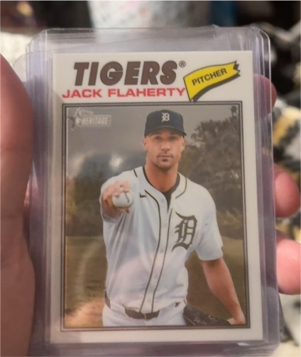 2026 Topps Heritage #204 Jack Flaherty — front