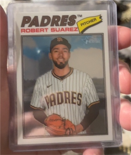 2026 Topps Heritage #174 Robert Suarez — front