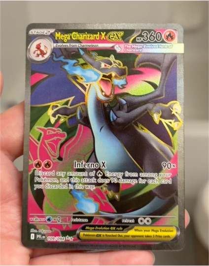 2025 Pokémon TCG #109 Mega Charizard X EX — front