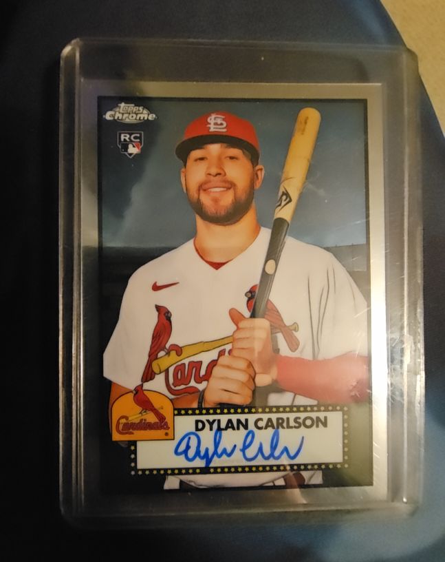 2021 Topps Chrome Platinum Anniversary #PA-DLC Dylan Carlson — front