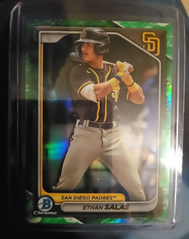 2024 Bowman Chrome #BCP-102 Ethan Salas — front