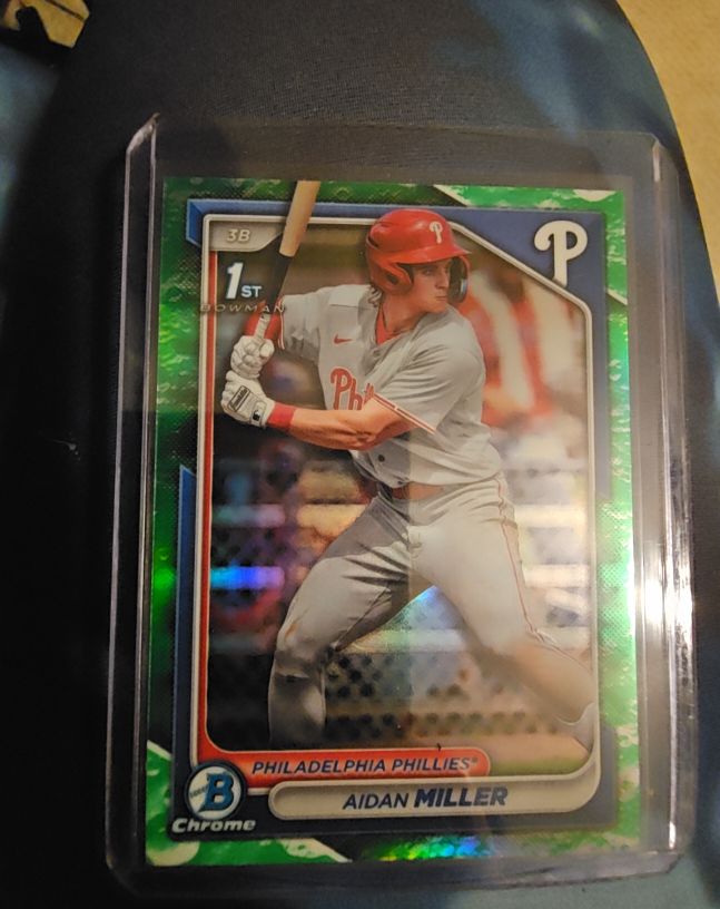 2024 Bowman Chrome #BCP-27 Aidan Miller — front