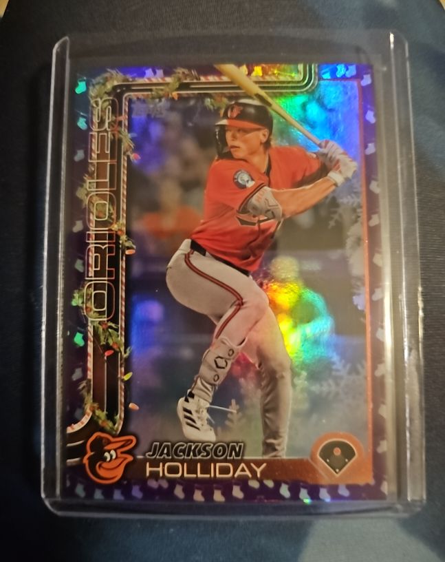 2025 Topps Holiday #H188 Jackson Holliday — front