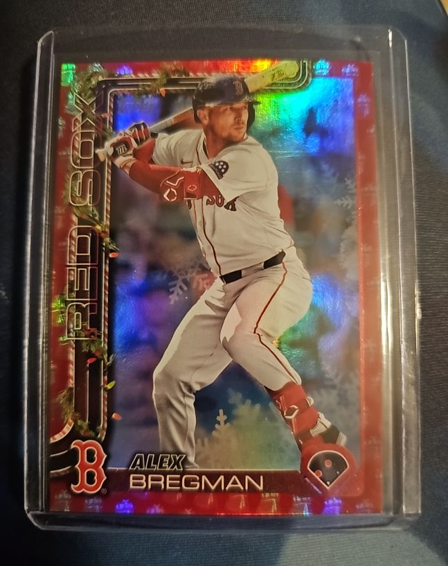 2025 Topps Holiday #H154 Alex Bregman — front