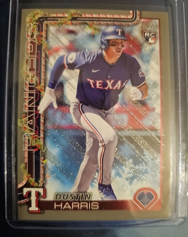 2025 Topps Holiday #H166 Dustin Harris — front