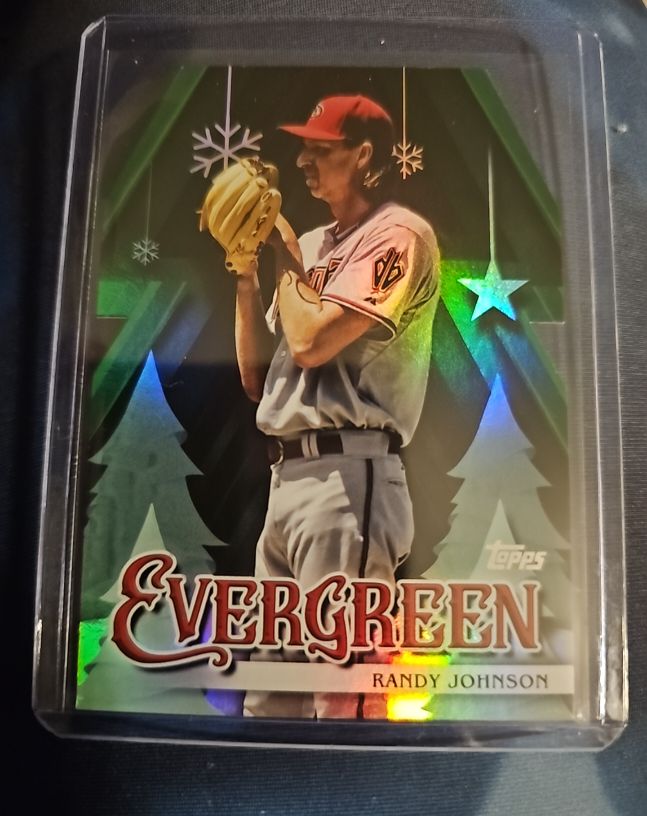 2025 Topps Holiday #E-17 Randy Johnson Evergreen — front