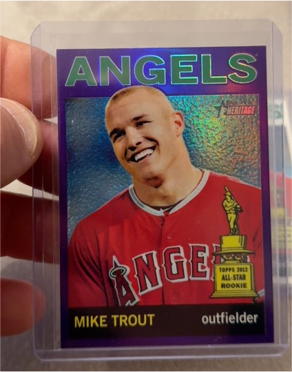2014 Topps Heritage #THC-250 Mike Trout — front