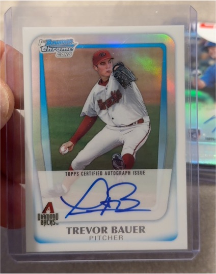 2011 Bowman Chrome #173 Trevor Bauer — front