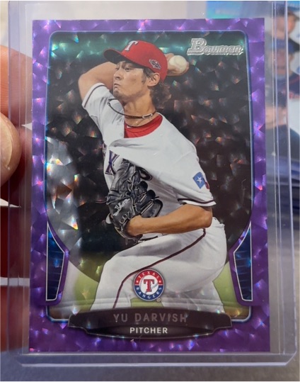 2014 Bowman #30 Yu Darvish Silver Ice — front