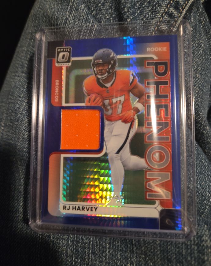 2025 Panini Donruss Optic Rookie Phenom #RPJ-RHY RJ Harvey — front