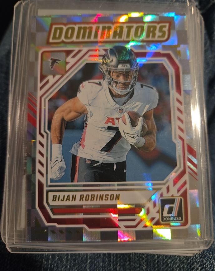 2025 Donruss Dominators #DOM-BRN Bijan Robinson — front