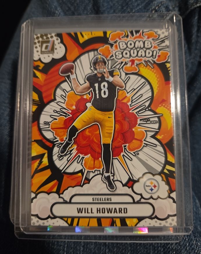 2025 Panini Donruss Bomb Squad #BS-WHD Will Howard — front