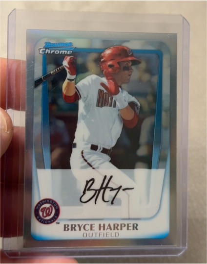 2011 Bowman Chrome Prospects #BCP1 Bryce Harper — front