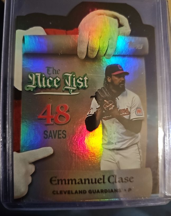 2025 Topps Holiday #MNL-15 Emmanuel Clase — front