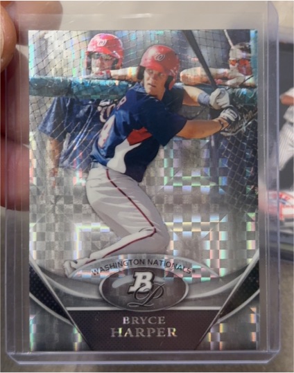 2011 Bowman Platinum #BPP1 Bryce Harper — front