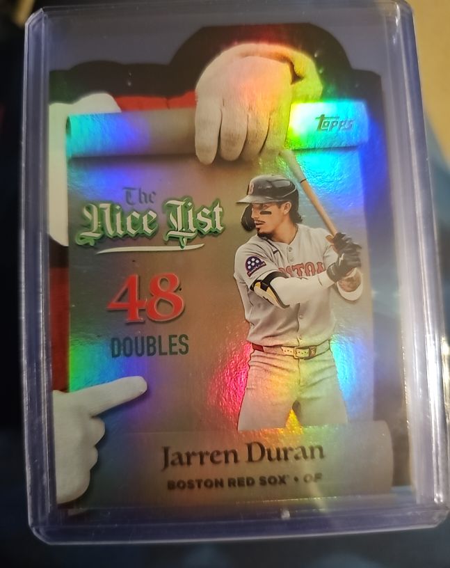 2025 Topps Holiday #MNL-24 Jarren Duran — front