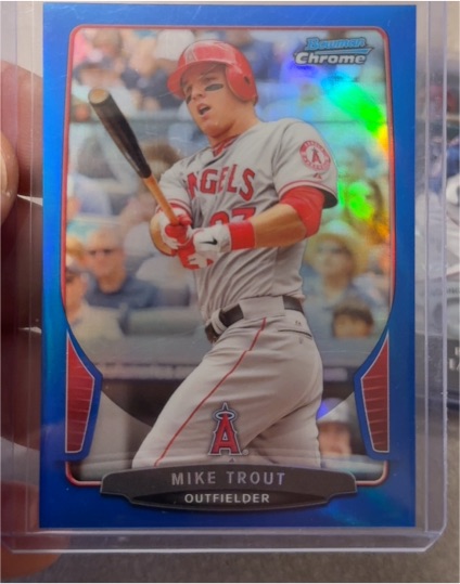 2014 Bowman Chrome #31 Mike Trout — front