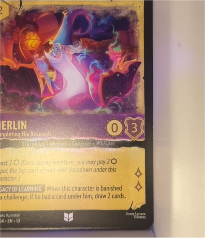 2023 Disney Lorcana #58 Merlin Completing His Research — front