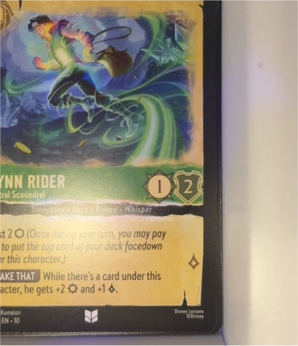 2023 Disney Lorcana #81 Flynn Rider Spectral Scoundrel — front
