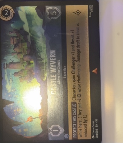 2024 Disney Lorcana #204 Castle Wyvern Above the Clouds — front