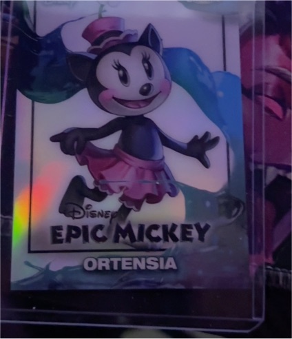 2026 Topps Disney Neon Chrome #EM-6 Ortensia Epic Mickey — front