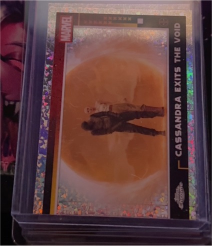 2025 Topps Chrome Marvel #91 Cassandra Exits The Void — front