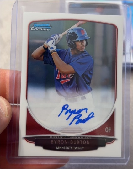 2013 Bowman Chrome #BCP-BB Byron Buxton — front