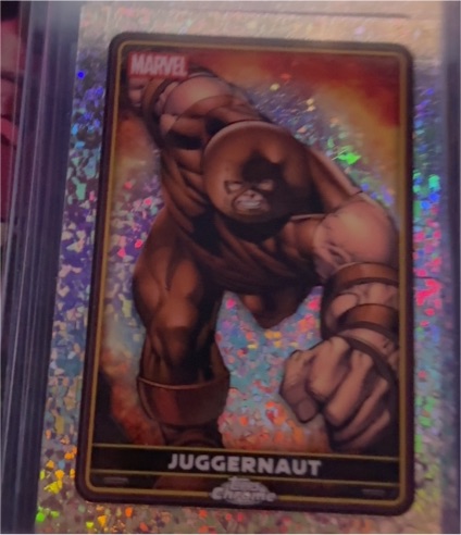 2025 Topps Chrome Deadpool #9 Juggernaut — front