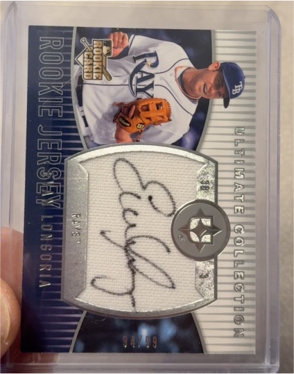 2009 Upper Deck Ultimate Collection #2 Evan Longoria — front