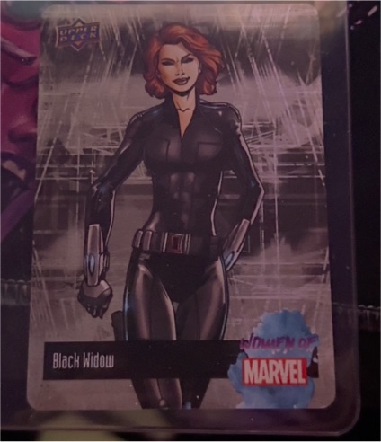 2024 Upper Deck Women Of Marvel Metal #MCW-1 Black Widow — front