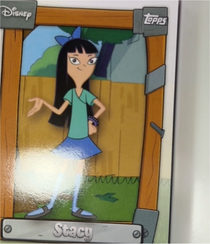 2026 Topps Disney Neon #P&F-11 Stacy — front