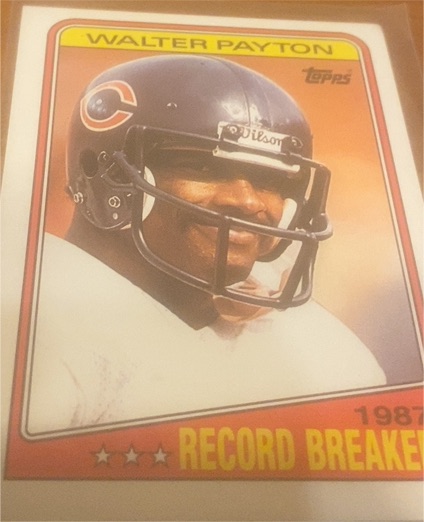 1988 Topps #5 Walter Payton 1987 Record Breakers — front
