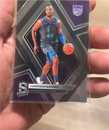 2018-19 Panini Spectra #81 Harrison Barnes — front