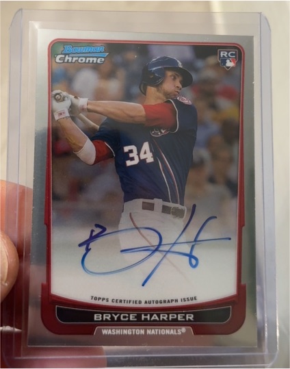 2011 Bowman Chrome Prospects #BCP1 Bryce Harper — front