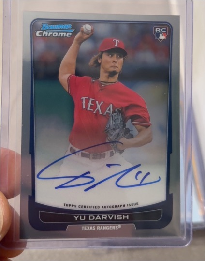 2012 Bowman Chrome #50 Yu Darvish — front