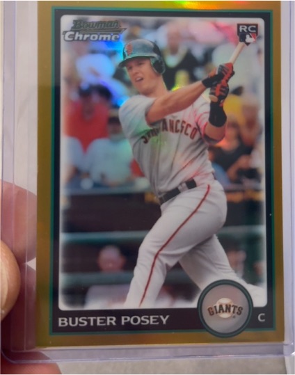 2010 Bowman Chrome #BDP61 Buster Posey — front