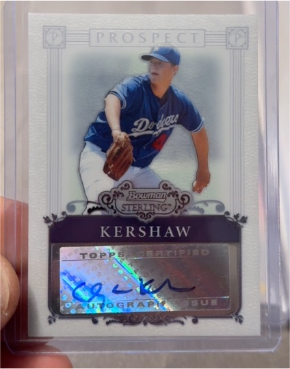 2006 Bowman Sterling Prospects #BSP-CK Clayton Kershaw — front
