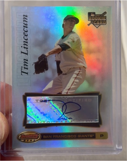 2007 Bowman's Best #93 Tim Lincecum — front