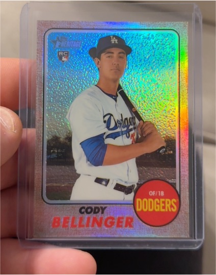 2017 Topps Heritage High Number #678 Cody Bellinger — front